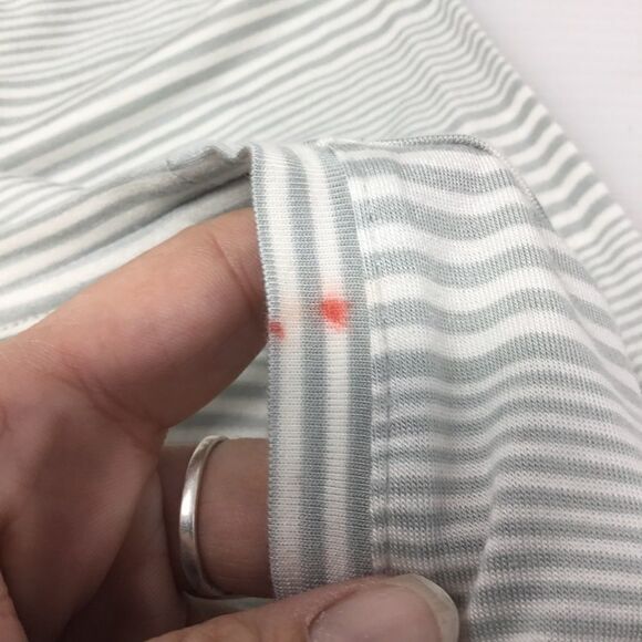 Nordstrom Lingerie Soft Striped Nightshirt (D13) - Picture 6 of 7